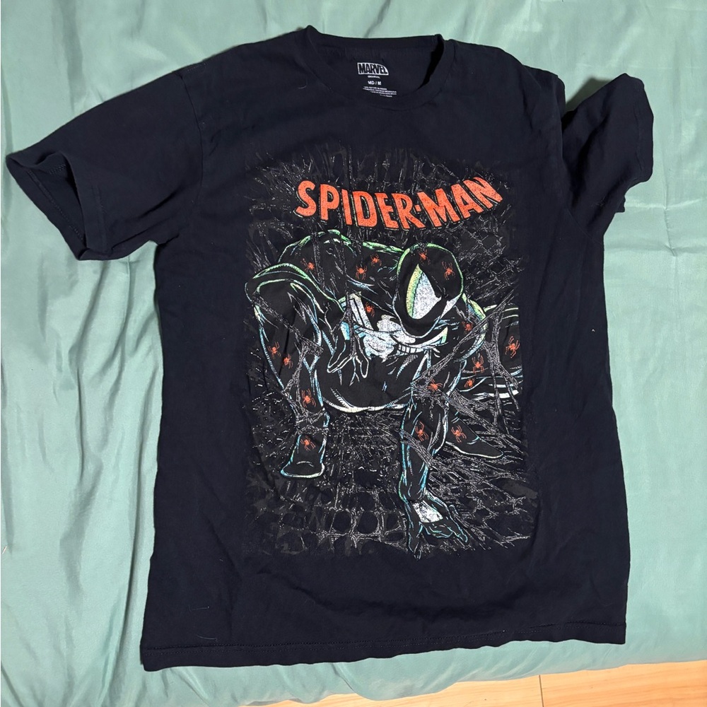 Marvel Black Spider-Man Graphic T-Shirt
